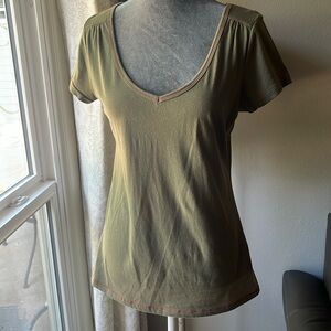 Women’s Maurice’s Army Green Summery Top Size Medium